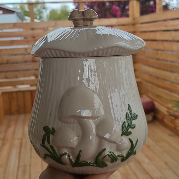 Vintage Arnels Mushroom Canister